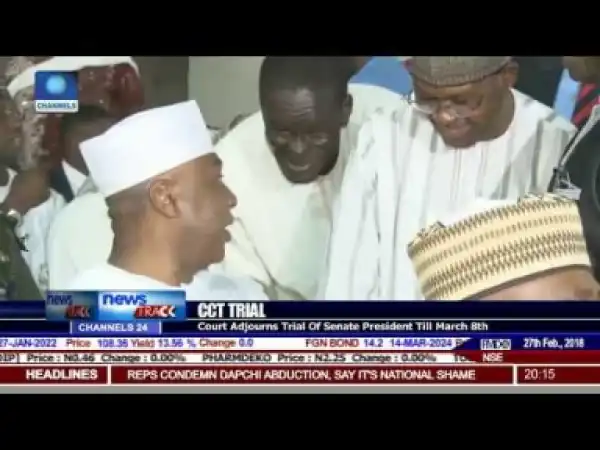 Video: Court Adjourns Saraki